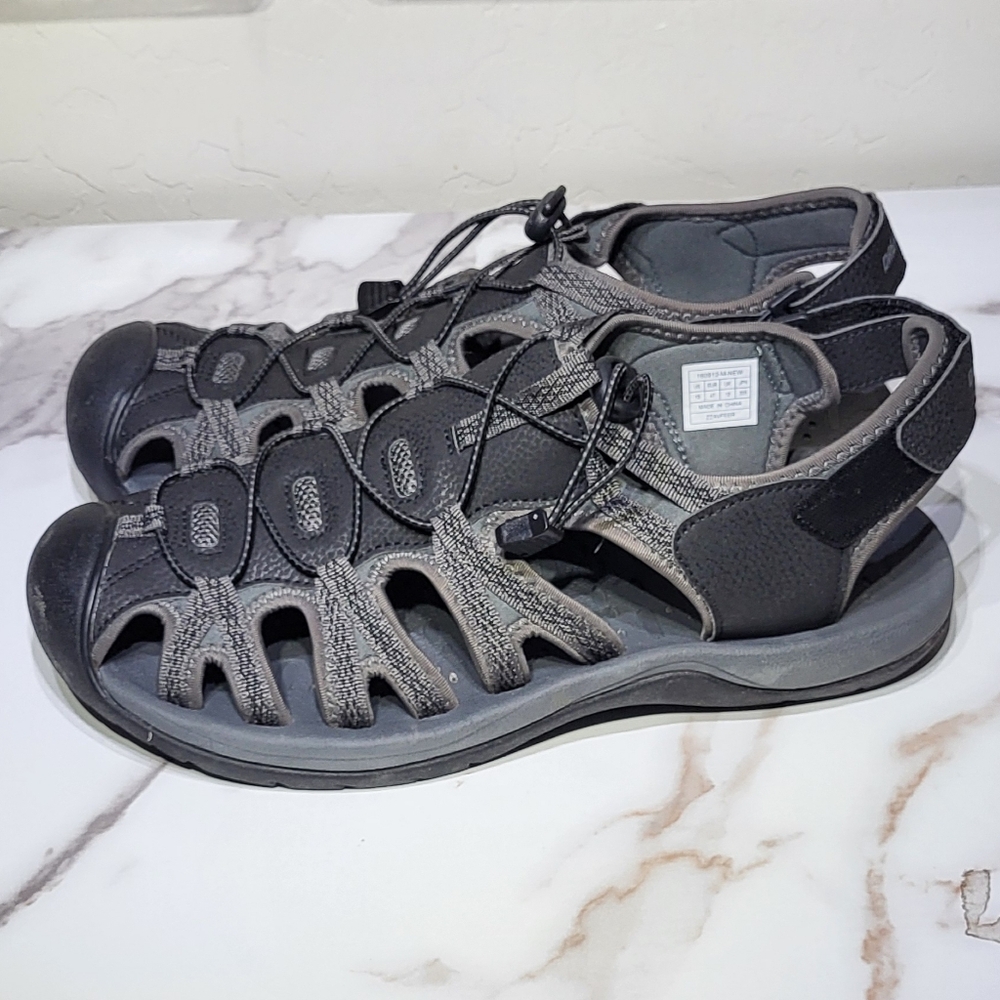 Dream Pairs Men's Black/Grey Adventurous Summer Outdoor Sandals Size 13 - Picture 6 of 12